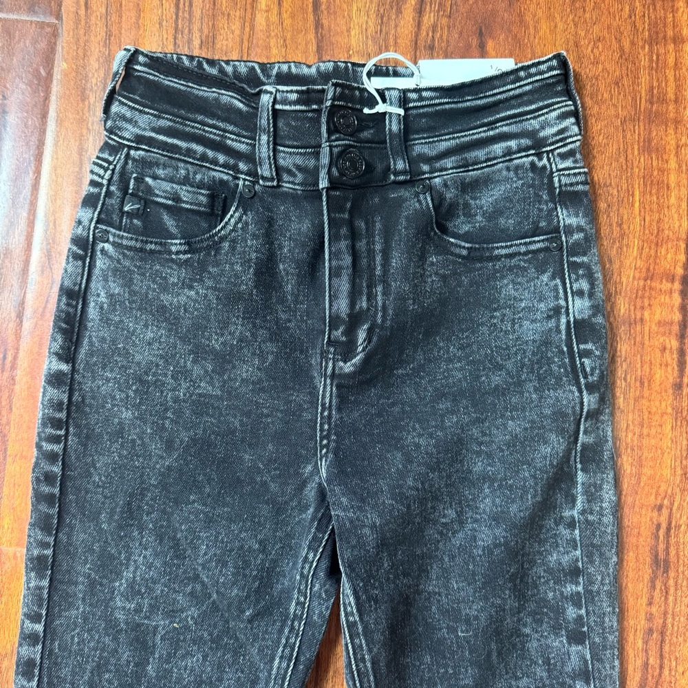 NWT Kancan Black High Waist Flare Jeans 24 - Picture 5 of 10